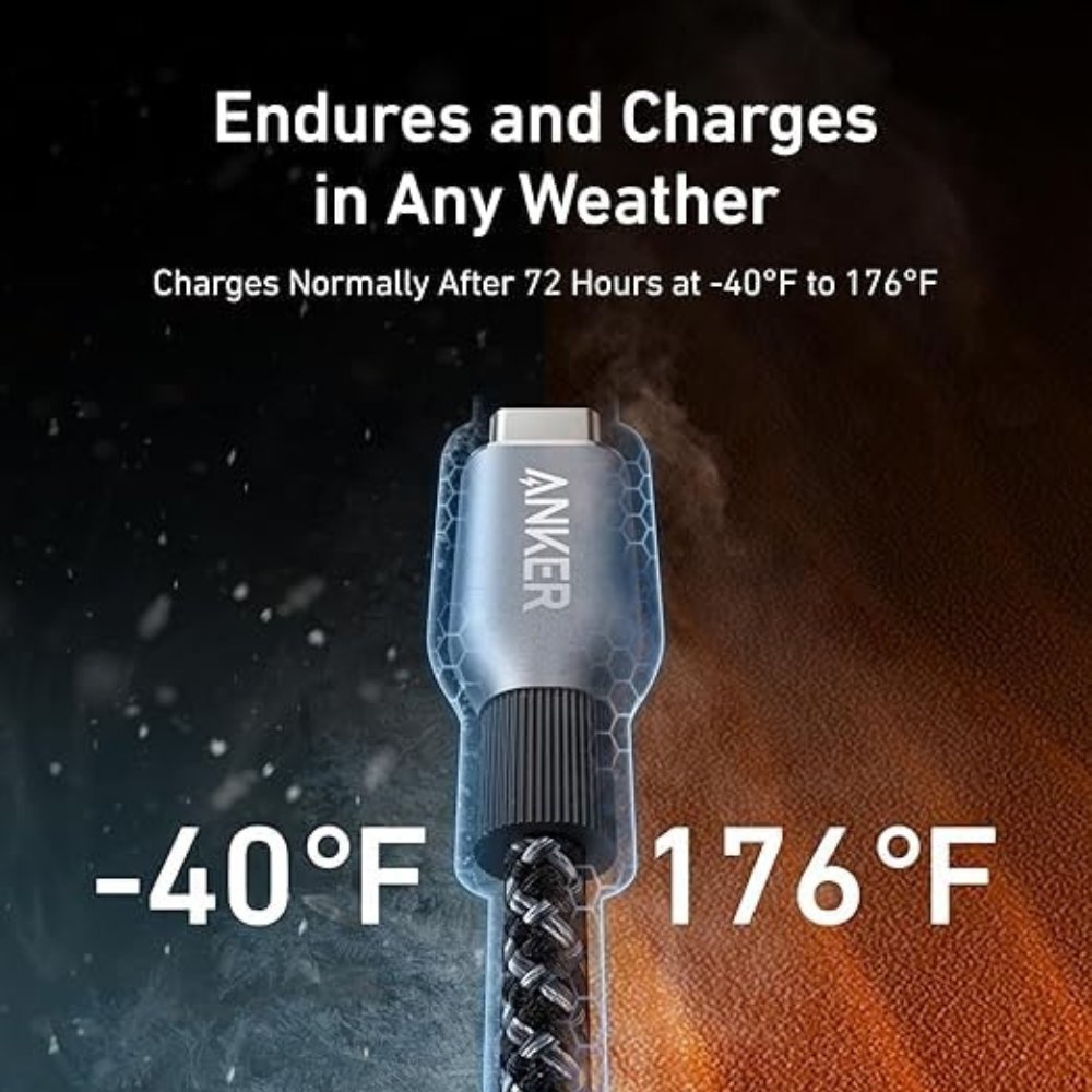 Anker Prime 240W USB-C to USB-C Cable in Pakistan | Fast Charging - Image 2