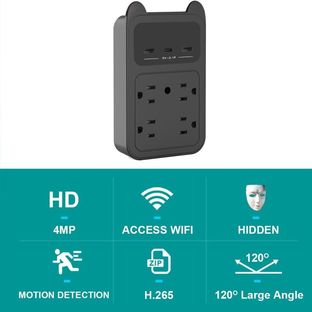 2K Hidden Outlet Security Camera – Buy in Pakistan - Image 2