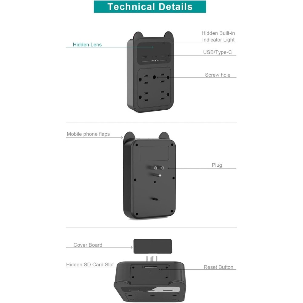 2K Hidden Outlet Security Camera – Buy in Pakistan - Image 4